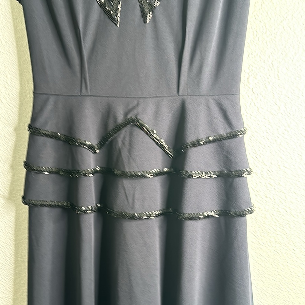 Marc by Marc Jacobs call the boat sequins navy   Sailor peplum midi dress siz M - Picture 7 of 10